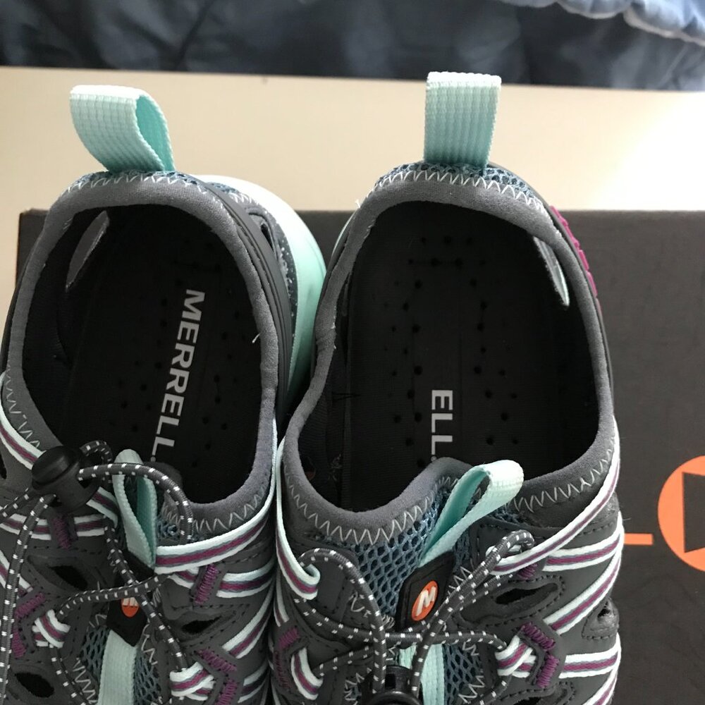 MERRELL CHOPROCK SANDAL HIKING WATER SHOE WOMEN'S 8.5, 39 Blue Smoke color NIB - Picture 4 of 4